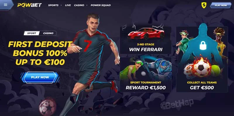 PowBet Στιγμιότυπο 1